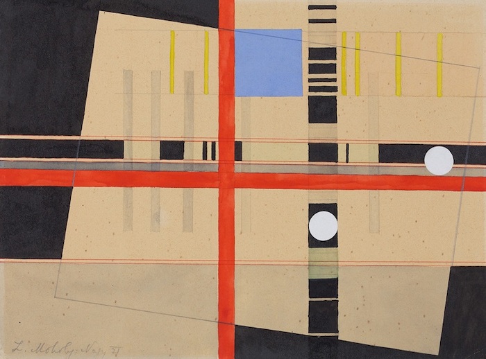 László Moholy-Nagy, Red Cross and White Balls, 1921